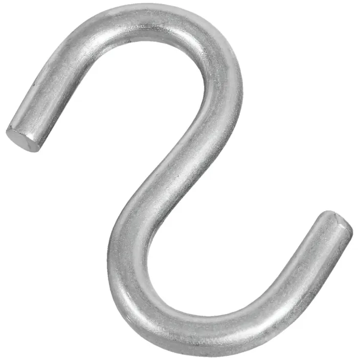 National Hardware Open S-Hook (Stainless Steel) 3 in.