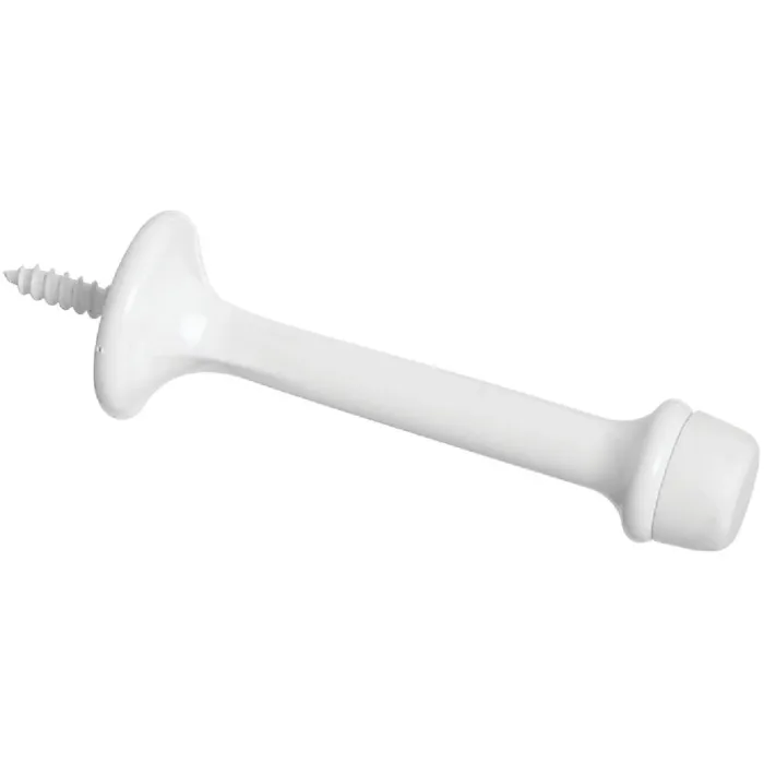 National Hardware Heavy Duty 3 In. Rigid Door Stop, White