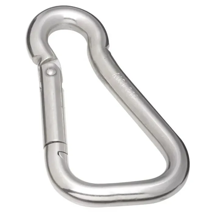 National Hardware Spring Snap, 925 lb Working Load, Stainless Steel, Zinc