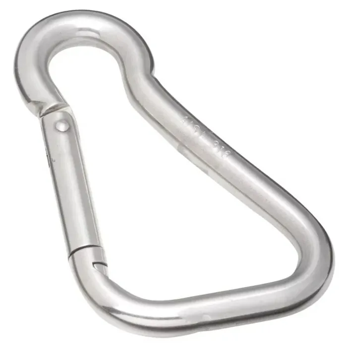National Hardware Spring Snap, 1100 lb Working Load, Stainless Steel, Zinc