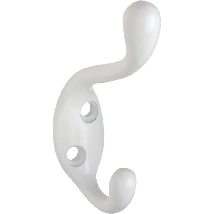 National Hardware Heavy-Duty White Wardrobe Hook