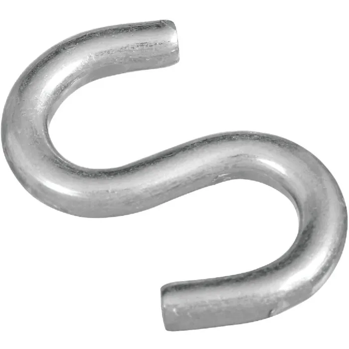 National Hardware Open S-Hook (Zinc) 2 in.