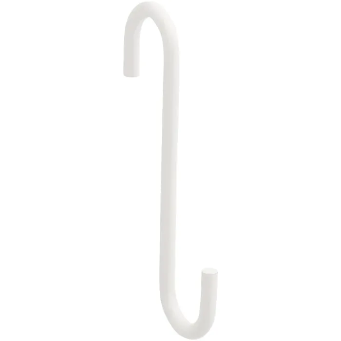 National 2648 4-3/4 In. White Steel Modern Small S-Hook Plant Hanger