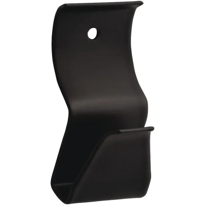 National Hardware 1-7/16 In. Black Steel Siding Hook Plant Hanger (4-Pack)