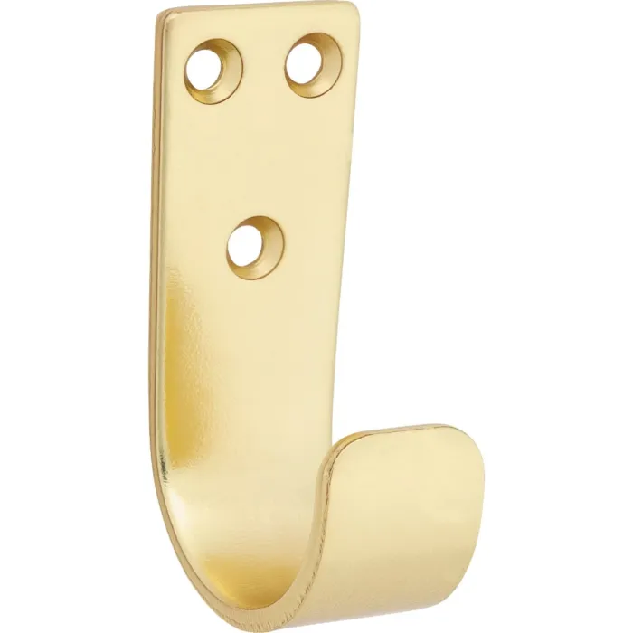National Hardware 2-5/16 In. Brushed Gold Cooper Multipurpose Hook (2-Pack)