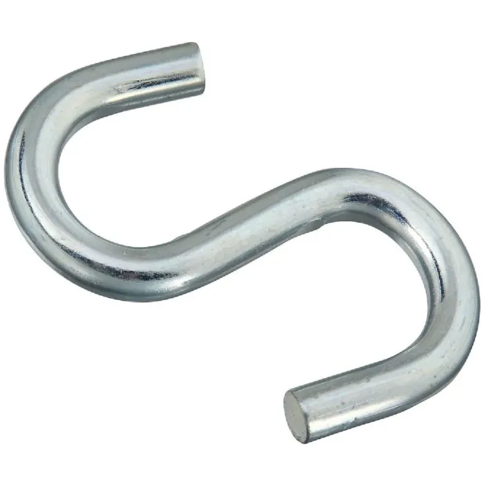National Hardware Open S-Hook (Zinc) 4 in.
