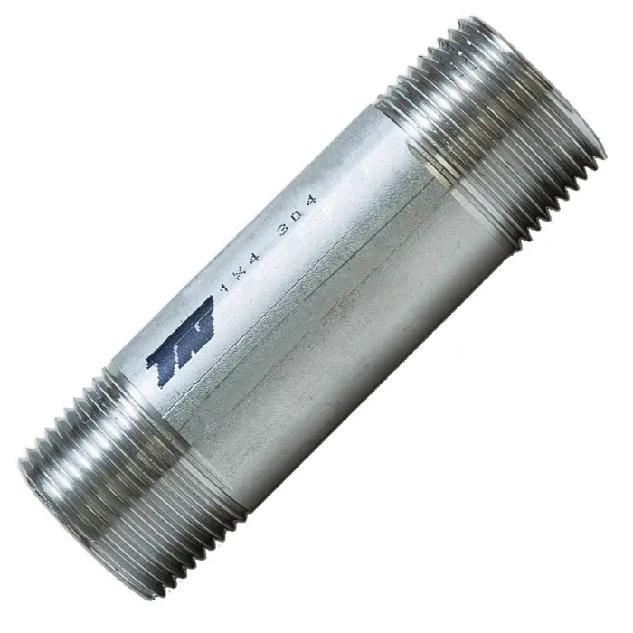 Boshart Industries 3/8" x 2" 304 SS NIPPLE