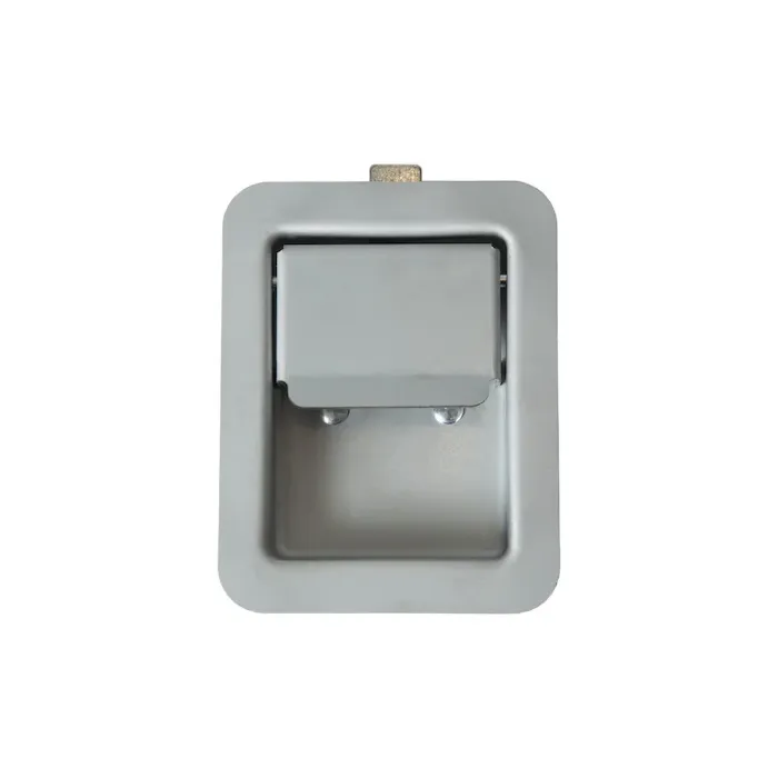 Buyers 5-1/2 in 4-1/4 in Carbon Steel Single Point Non-Locking Paddle Latch