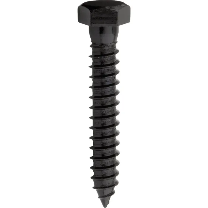 National Hardware 1/2 In. x 3 In. Black Lag Screw (8 Ct.)