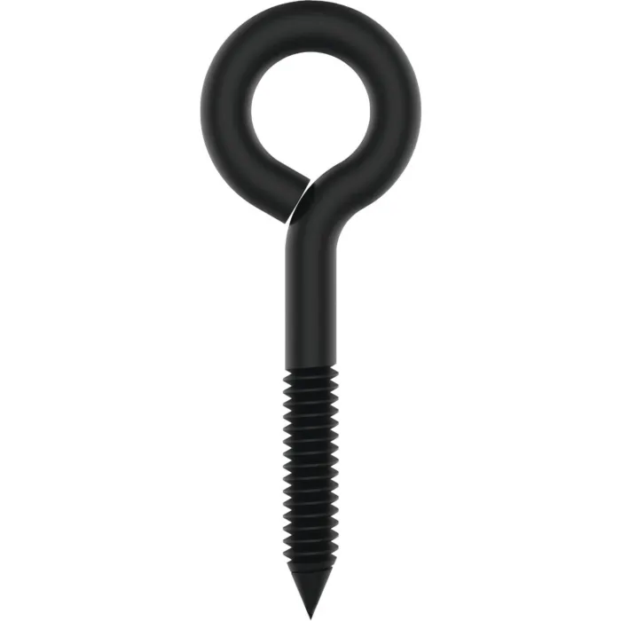 National Hardware Lag Screw Eye (Black) 7/16x 5-1/4
