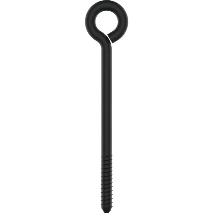National Hardware Lag Screw Eye (Black) 5/16x 6