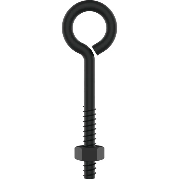 National Hardware 1/2" x 8" Eye Bolt, Black