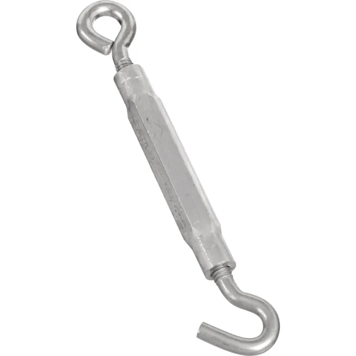 National Hardware 1/4" x 7-1/2" Hook To Eye Turnbuckle, Black