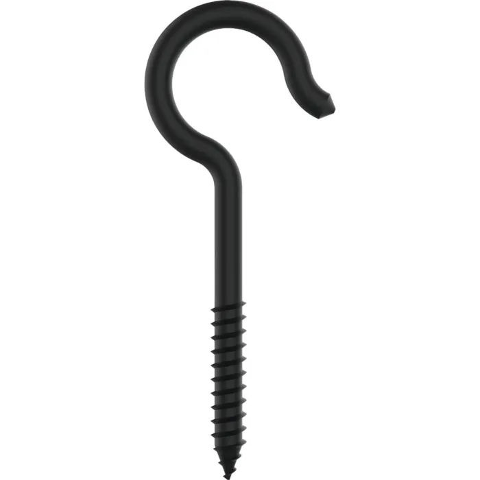 National Hardware Ceiling Hook (Black) .244, #3x 4-1/8
