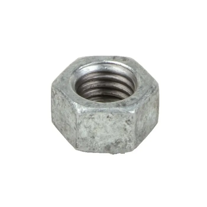 1/2"-13 Hex Nut, Coarse Thread, Galvanized