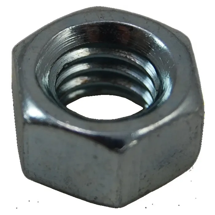 1/4"-20 Hex Nut, Coarse Thread, Zinc