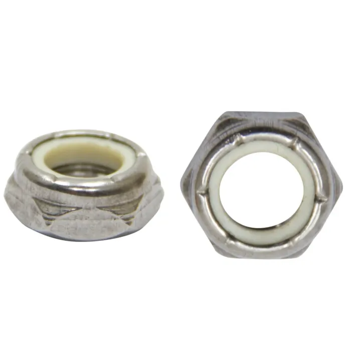 Titan™ Nylon Lock Nut 5-40 Coarse Thread, Grade 2, Zinc