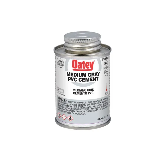 OATEY Oatey® 4 oz. PVC Medium Body Gray Cement