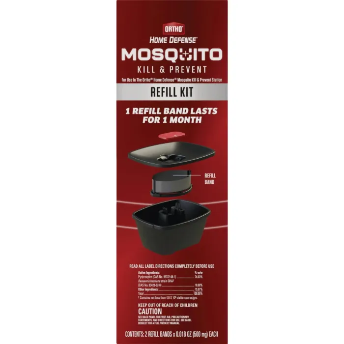 Ortho Home Defense Mosquito Kill & Prevent Refill Bands (2pk)