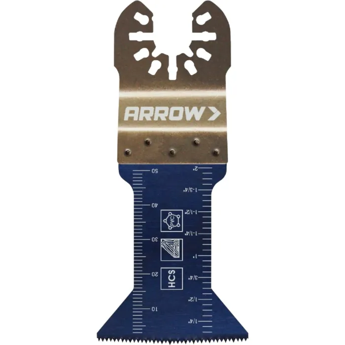 Arrow Fastener Arrow 1-3/4 In. Japanese Tooth Tough Curve Hardwood Oscillating Blade (3-Pack)