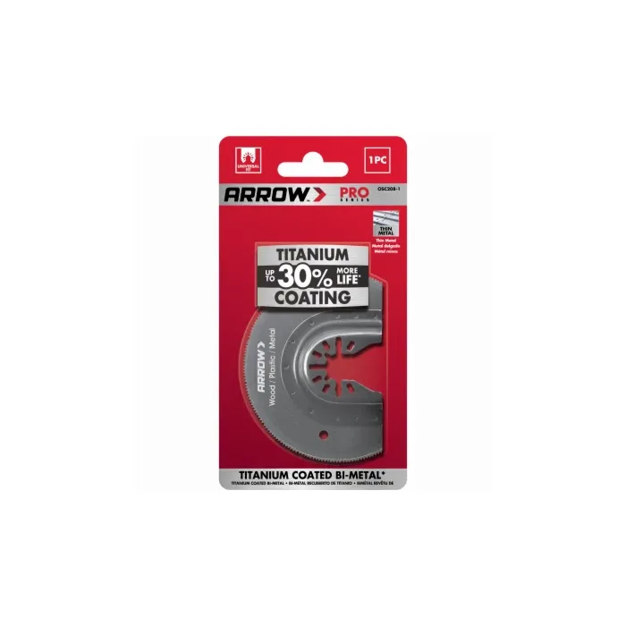 Arrow Fastener 3-7/16 in Bi-Metal Titanium Radial Saw Blade