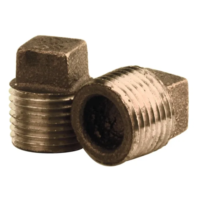 Midland Industries Lead-Free Brass Square Head Plug IMP - 1/2 in.