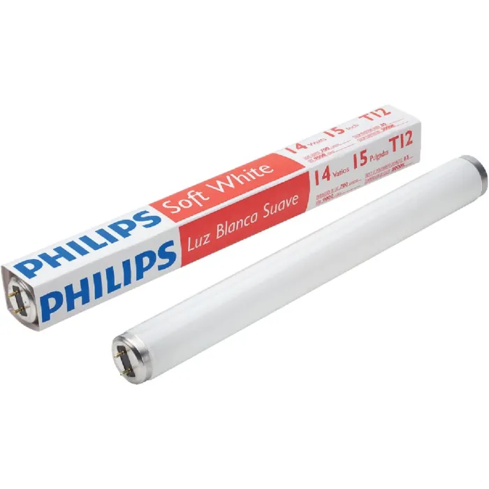 Philips Lighting Philips ALTO 14W 15 In. Soft White T12 Medium Bi-Pin Fluorescent Tube Light Bulb