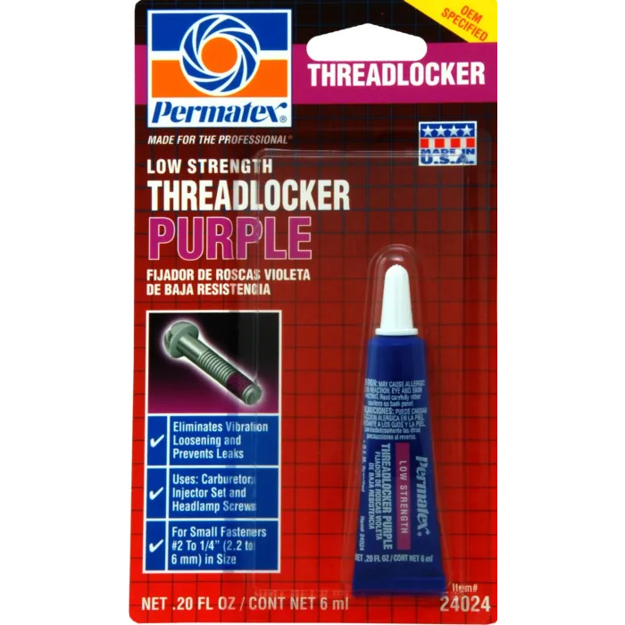Permatex Low 6 mL Tube Threadlocker