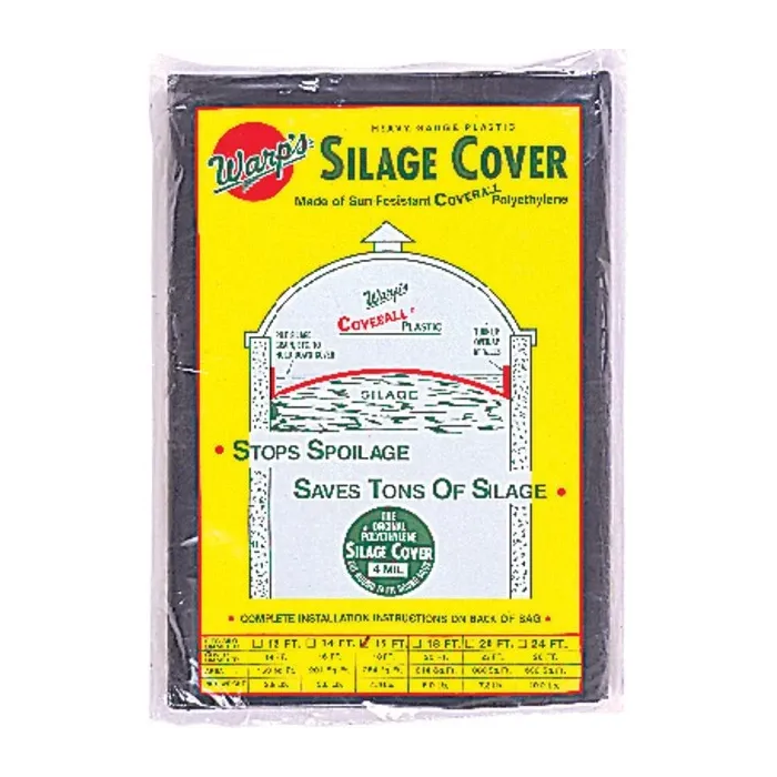 Warps 24 ft Size Polyethylene Black Silo Cover