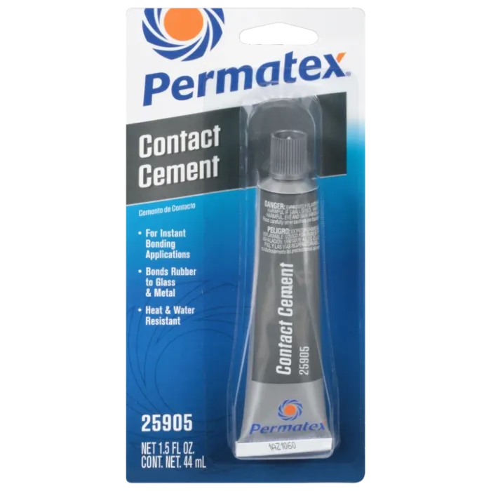 Permatex 1.5 oz Tube Liquid Heat-Resistant Water-Resistant Contact Cement