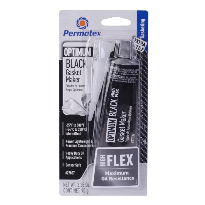 Permatex Optimum RTV Silicone Gasket Maker (Black) 3 oz