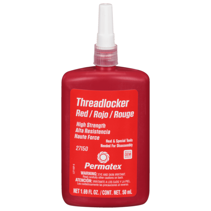 Permatex Red Threadlocker - 50 mL