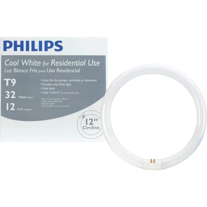 Philips Lighting Philips 32W 12 In. Cool White T9 4-Pin Circline Fluorescent Tube Light Bulb
