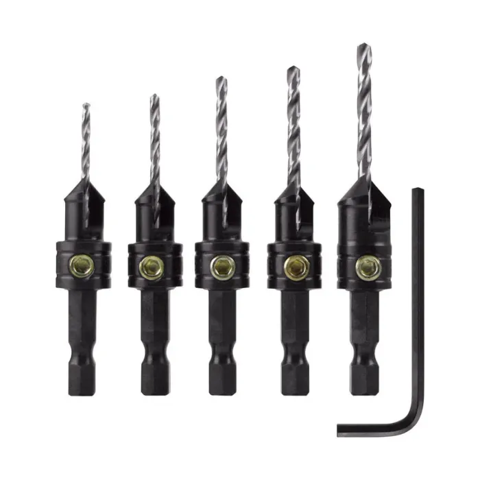 Make it Snappy Tools Imperial 1/4 in Spiral Countersink Drill Bit Set
