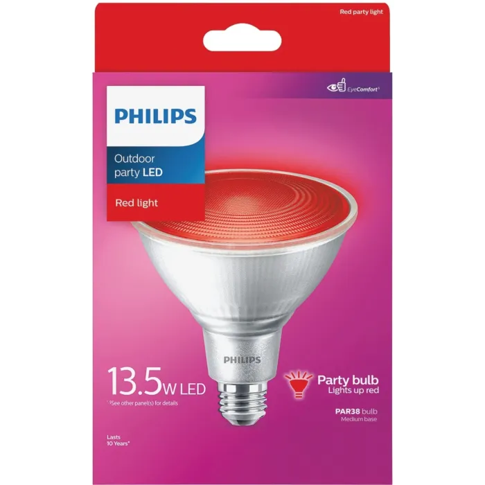 Philips Lighting 13.5PAR38/PER/RED/ND/ULW/G/120V 4/1FB