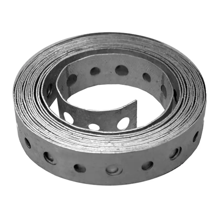 Jones Stephens 3/4" x 10' Perforated Hanger Iron, 20 Gauge (Heavy), Galvanized, Carton of 50