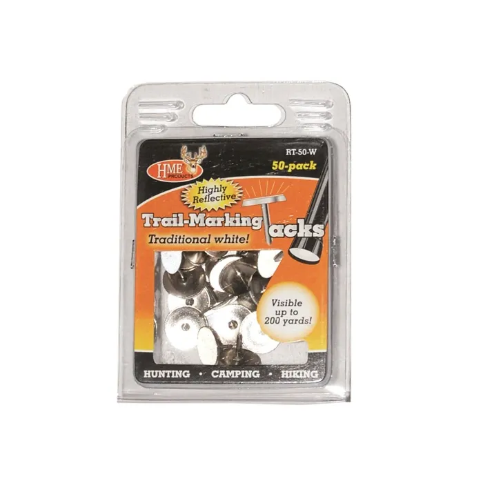 American Rod & Gun Metal White Reflective Trial Tack