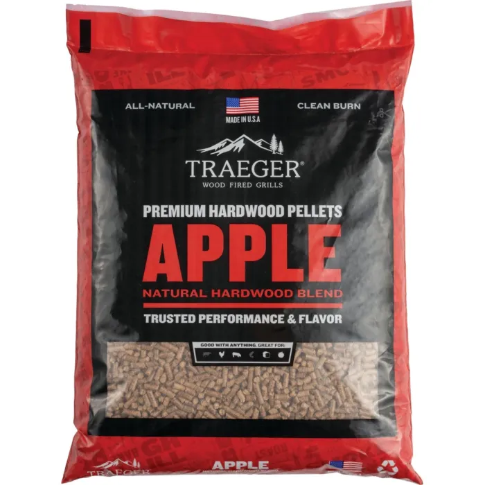 Traeger Apple All-Natural Wood Grilling Pellets - 20 lb