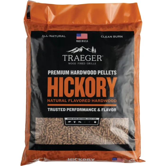 Traeger Hickory All-Natural Wood Grilling Pellets - 20 lb