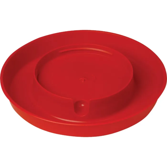 Little Giant Products Little Giant 1-Gal. Screw-On Red Poultry Waterer Base