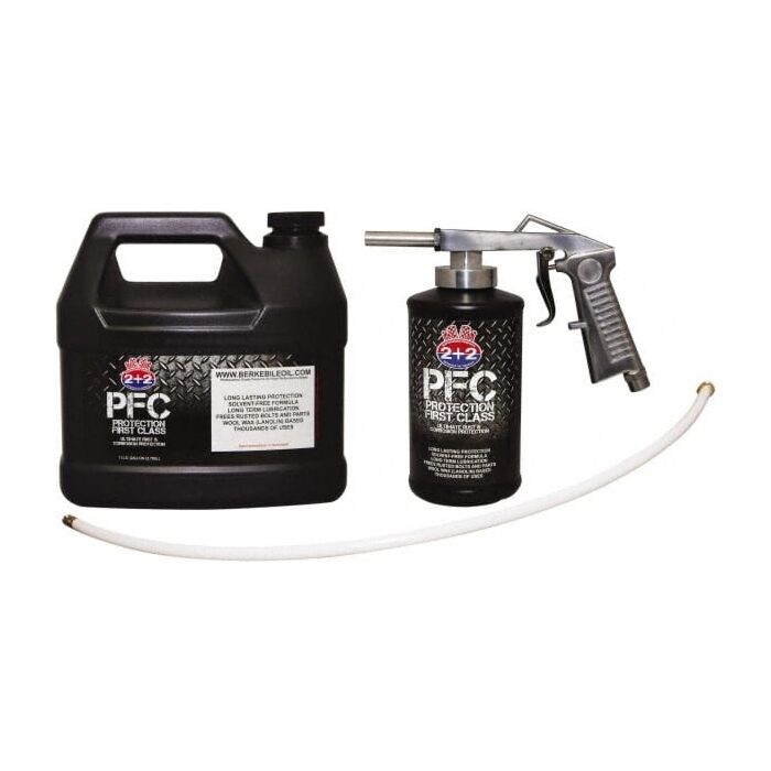 Berkebile 2+2 BERKEBILE 2+2® BPFC-DIYKIT 1/2 in 110 psi Pistol Grip Syphon Gun, 1 gal of PFC Diy Kit
