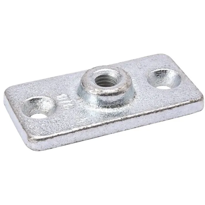 Galvanized Pipe Hanger Plate - 1/2 in.