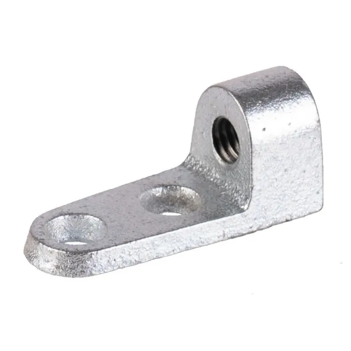 Malleable Iron Plain/Electro-Galvanized Side Beam Connector - 3/8 in.
