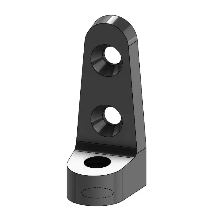 1/2 in Malleable Iron Plain/Electro-Galvanized Side Beam Connector