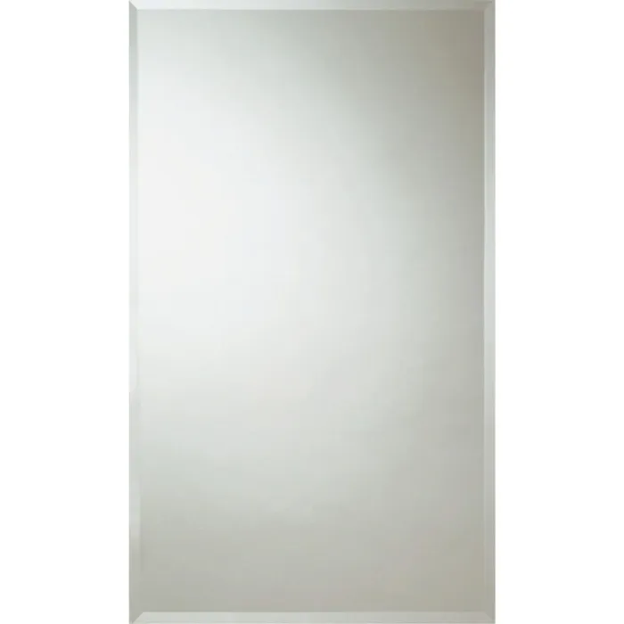 Erias Home Designs Erias Home Design 24 In. W. x 36 In. H. Frameless Beveled Edge Wall Mirror