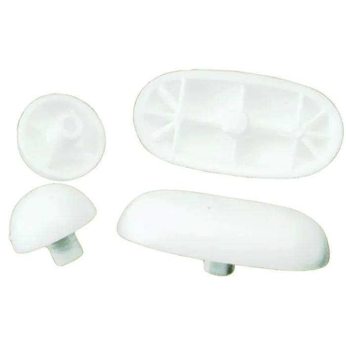 Plumb Pak Plastic Seat Bumper Set (2pk)