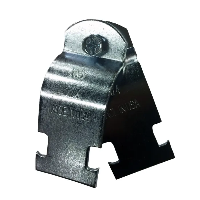 Steel 1-1/4 in 5/16 x 1-1/4 Bolt Strut Strap