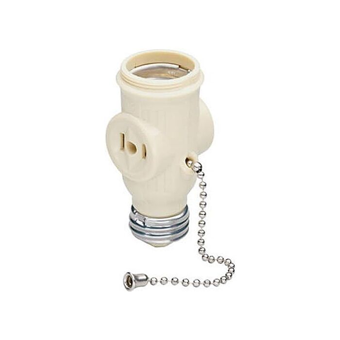 Pass & Seymour LMPHLDR MED 2P 2W OUTLET PULL CHAIN