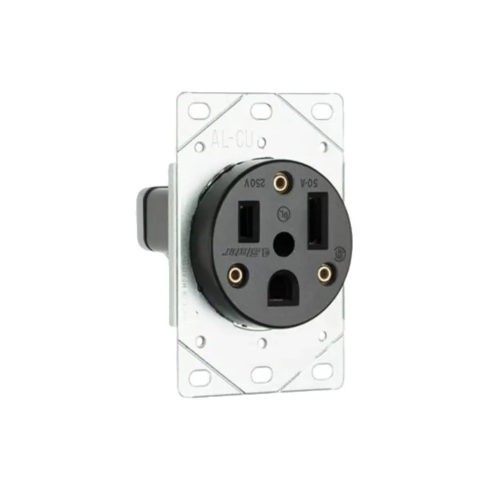 Pass & Seymour STRAIGHT BLADE RECEPT 2P 3W 50A