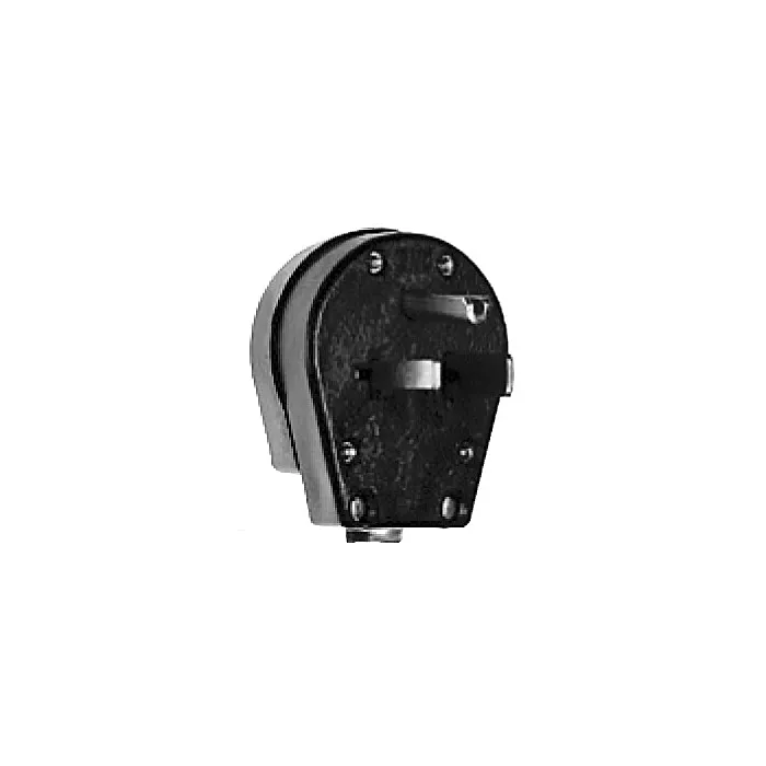 Pass & Seymour Legrand 3869CC5 Electrical Plug, 2 -Pole, 30, 50 A, 250 V, NEMA: NEMA 6-30P, 6-50P, Black